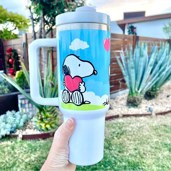 Peanuts Snoopy friends Brand new 40 oz double wall stainless tumbler. - Picture 7 of 7